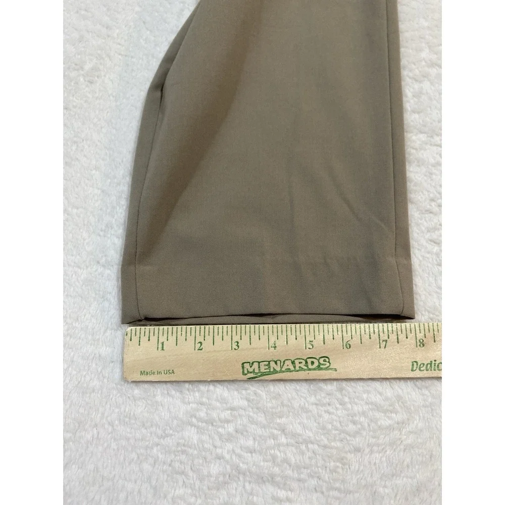 Lauren Ralph Lauren‎ Mens Tan 38x32 Dress Pants Trouser Recyled Material Viscose